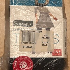 No Nonsense Super Opaque Black Tights